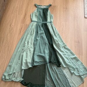 Modcloth Green Maxi Dress